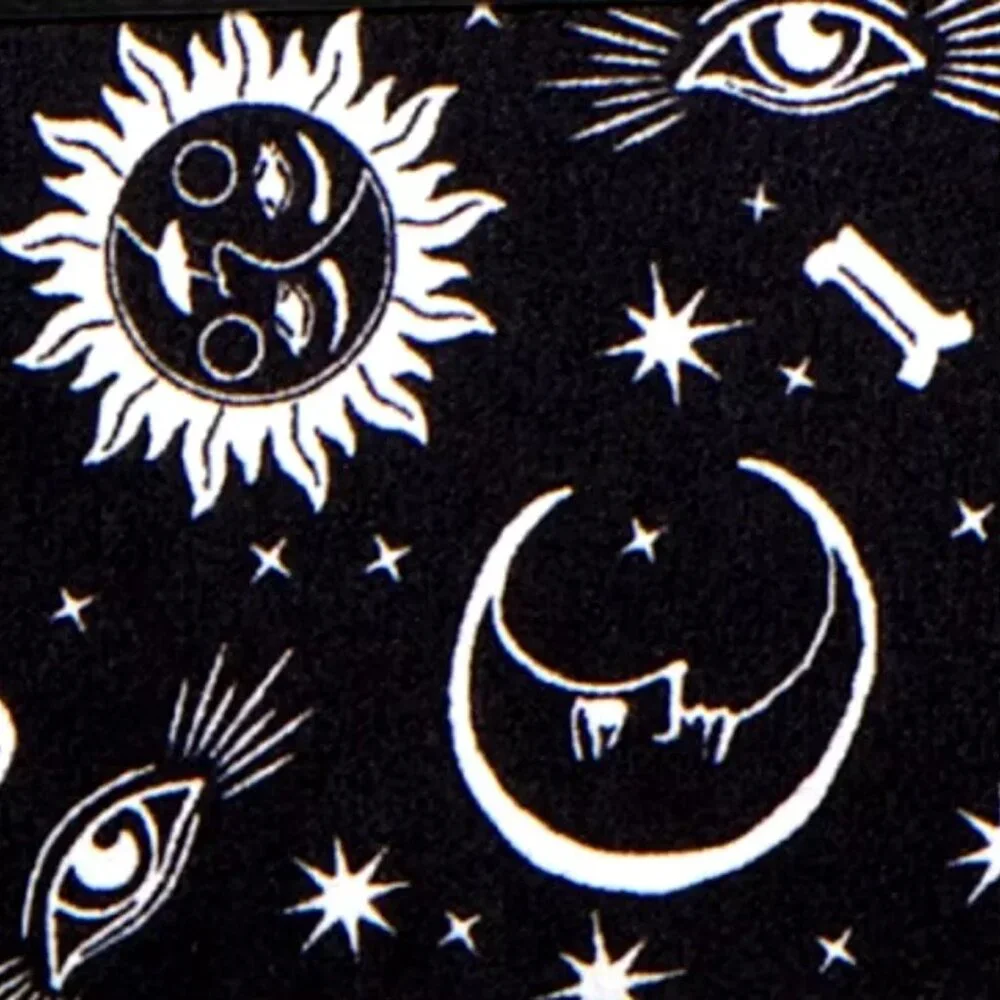4pc Cynthia Rowley Halloween Ouija Board FULL Sheet Set Psychic Palm Celestial